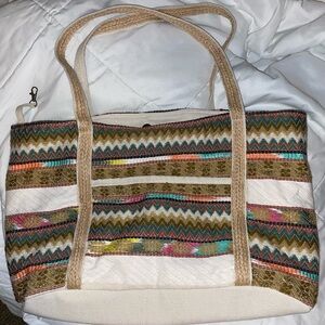 Multicolor Patterned Tote boho Aztec Bag